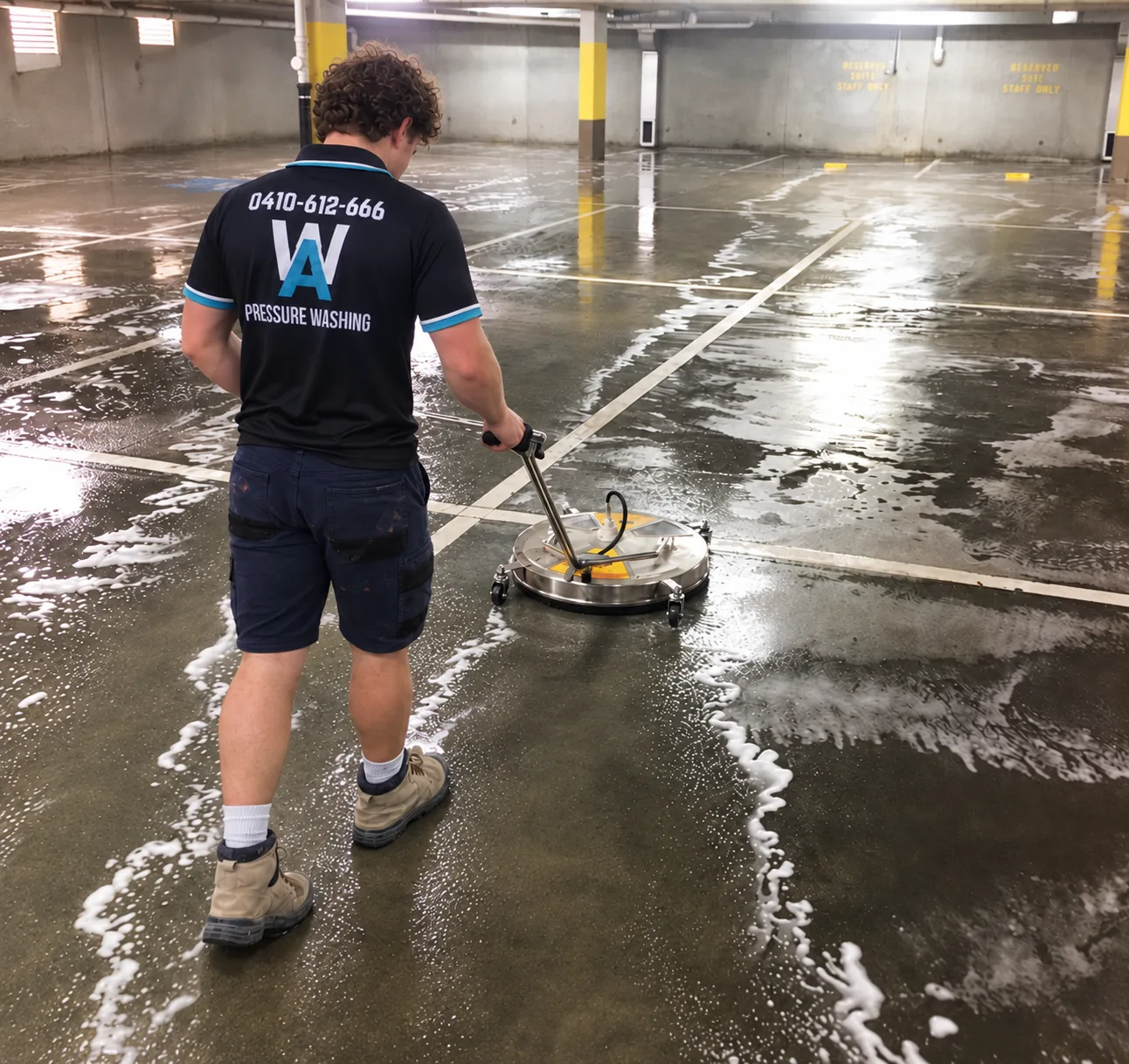 Car Park Cleaning, AW Pressure Washing, Sydney