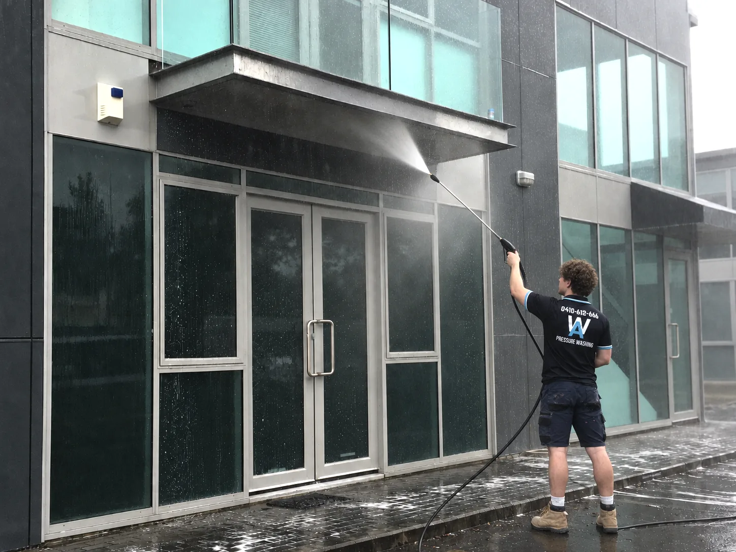 Commercial Building Washing, AW Pressure Washing, Sydney