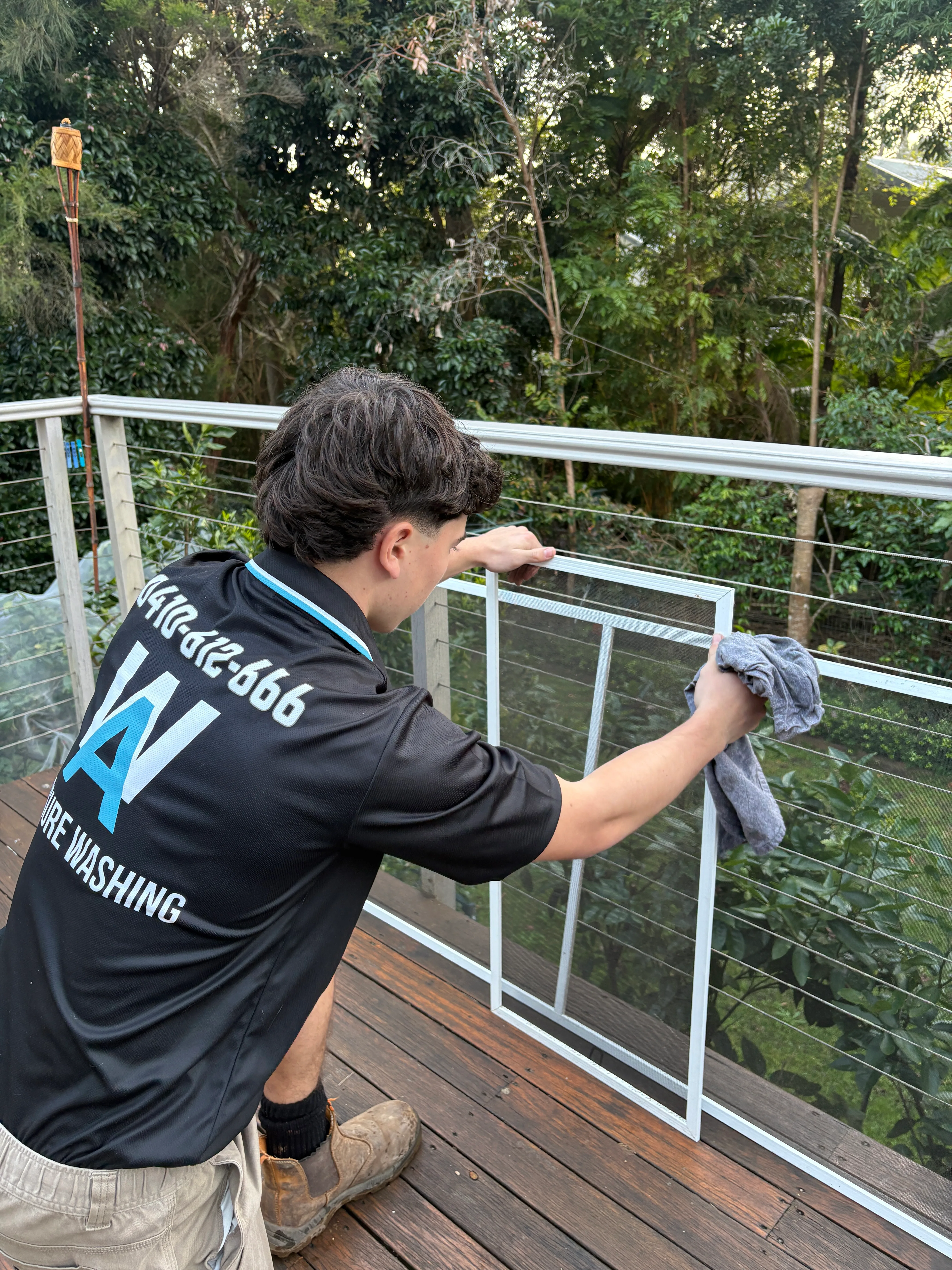 Fly Screen Cleaning, AW Pressure Washing, Sydney