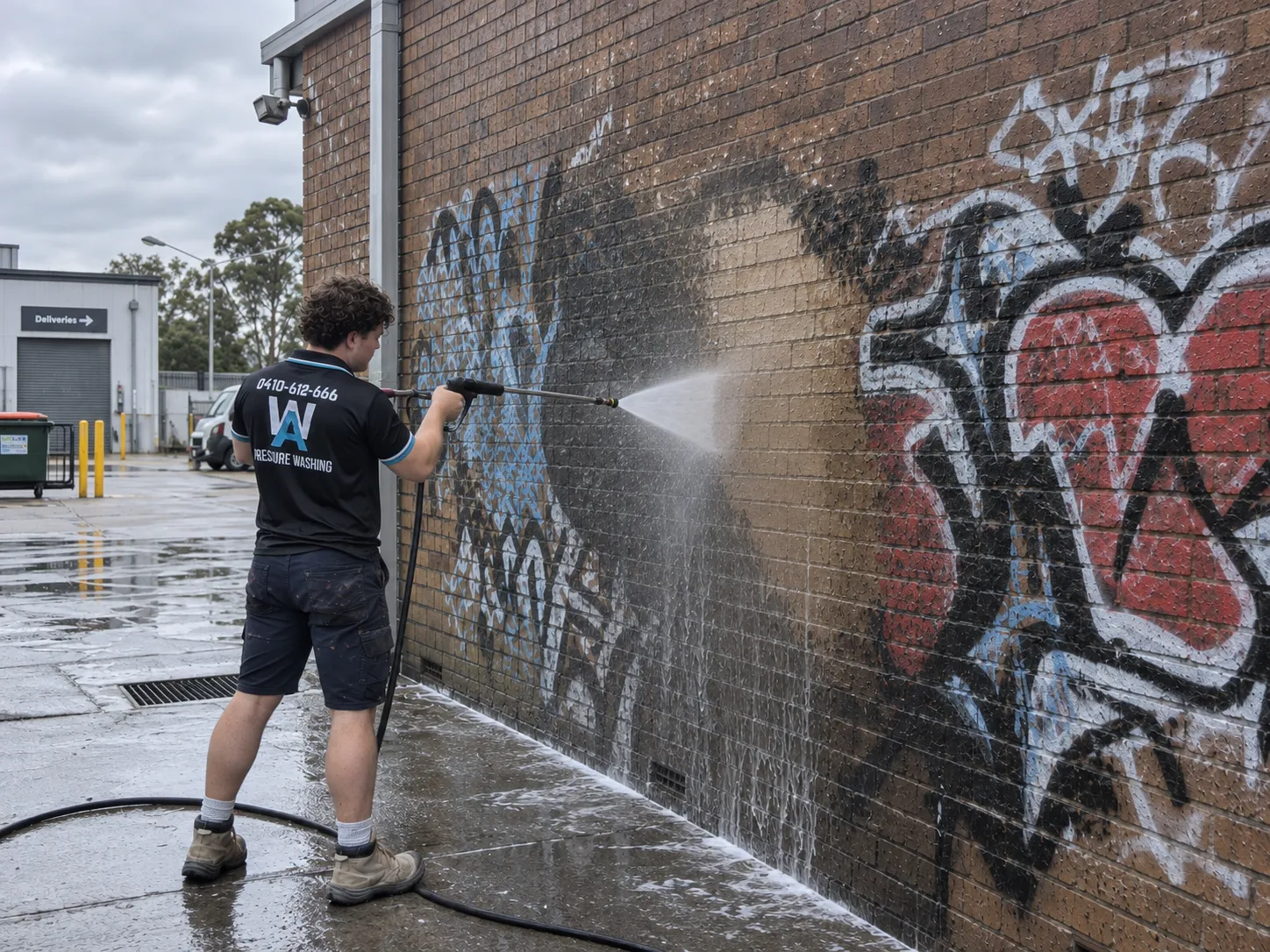 Graffiti Removal, AW Pressure Washing, Sydney