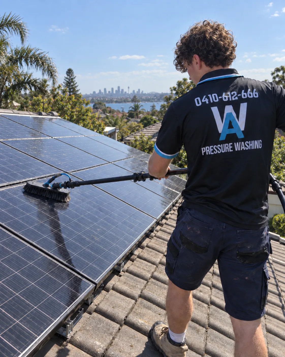 Solar Panel Cleaning, AW Pressure Washing, Sydney